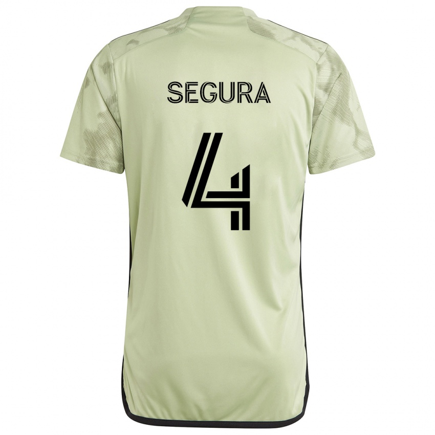 Kinderen Eddie Segura #4 Licht Groen Uitshirt Uittenue 2024/25 T-Shirt België