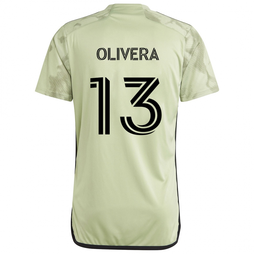 Kinderen Cristian Olivera #13 Licht Groen Uitshirt Uittenue 2024/25 T-Shirt België