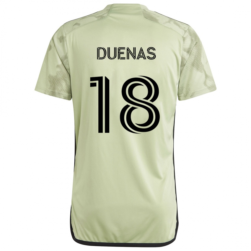 Kinderen Érik Dueñas #18 Licht Groen Uitshirt Uittenue 2024/25 T-Shirt België