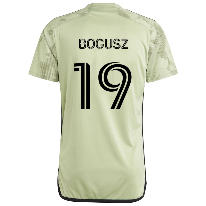 Kinderen Mateusz Bogusz #19 Licht Groen Uitshirt Uittenue 2024/25 T-Shirt België