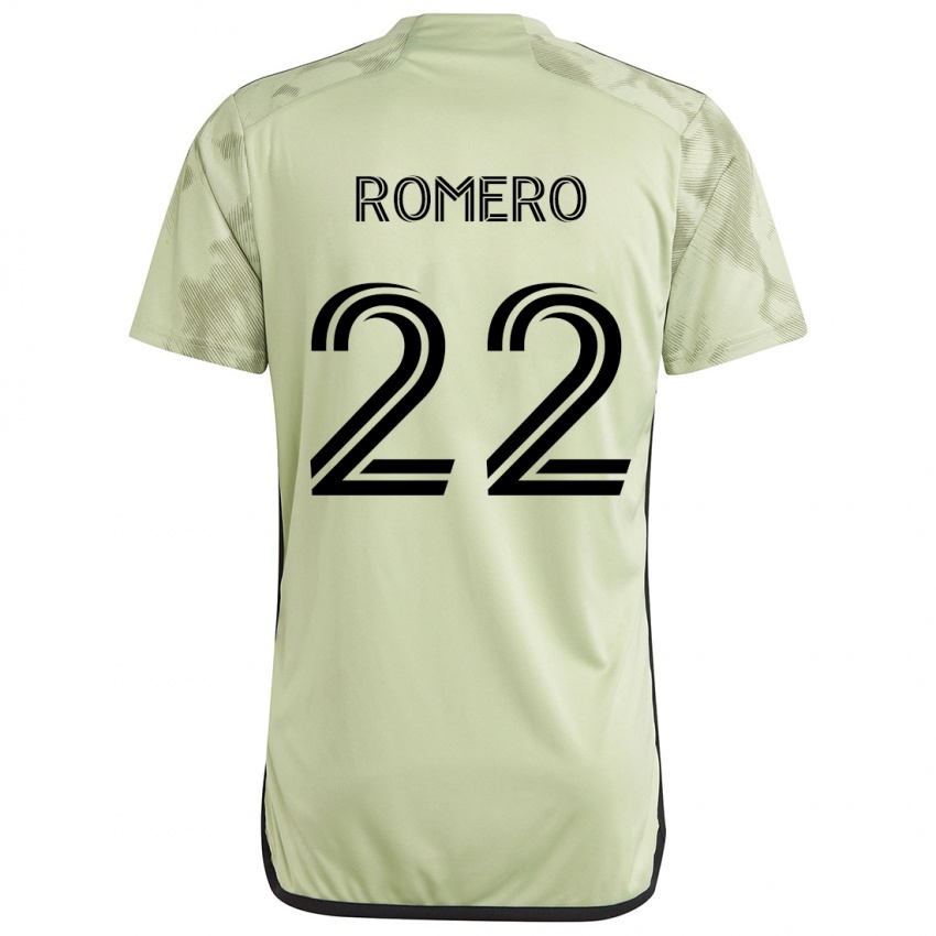 Kinderen Abraham Romero #22 Licht Groen Uitshirt Uittenue 2024/25 T-Shirt België