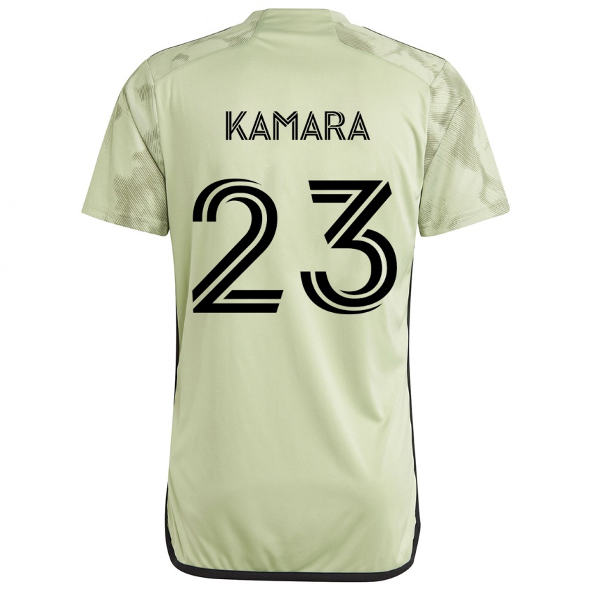 Kinderen Kei Kamara #23 Licht Groen Uitshirt Uittenue 2024/25 T-Shirt België