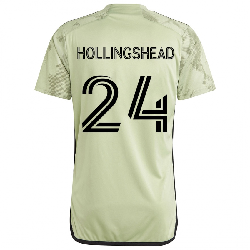 Kinderen Ryan Hollingshead #24 Licht Groen Uitshirt Uittenue 2024/25 T-Shirt België