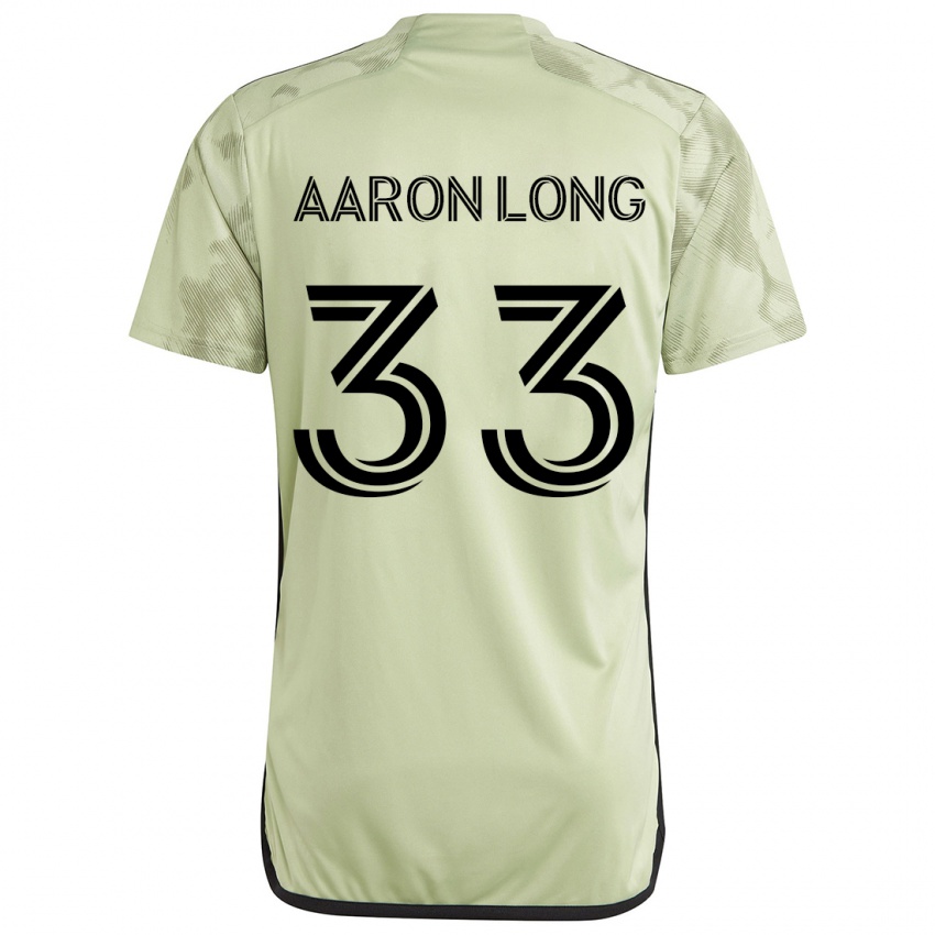 Kinderen Aaron Long #33 Licht Groen Uitshirt Uittenue 2024/25 T-Shirt België