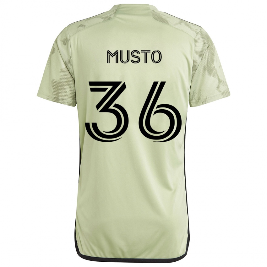 Kinderen Tommy Musto #36 Licht Groen Uitshirt Uittenue 2024/25 T-Shirt België