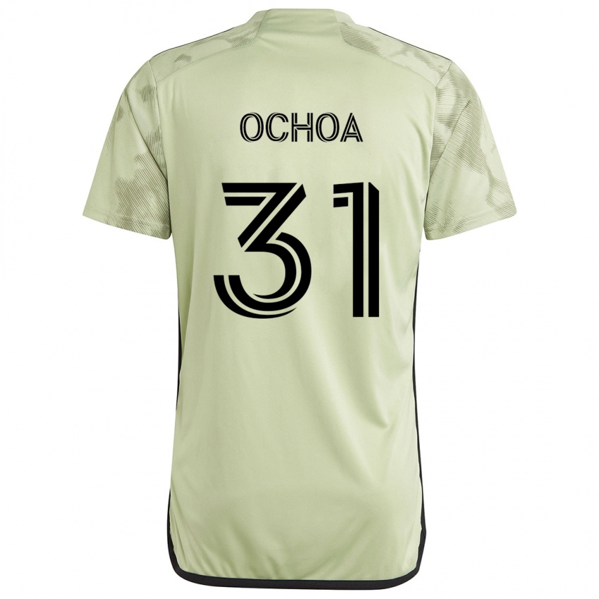 Kinderen David Ochoa #31 Licht Groen Uitshirt Uittenue 2024/25 T-Shirt België