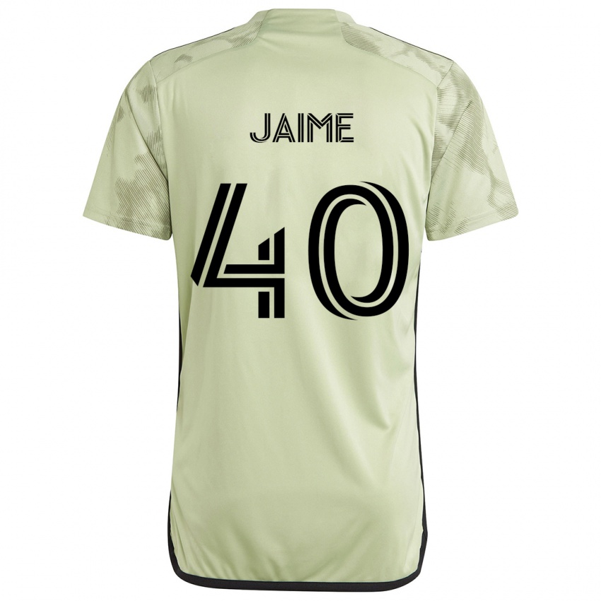 Kinderen Christopher Jaime #40 Licht Groen Uitshirt Uittenue 2024/25 T-Shirt België