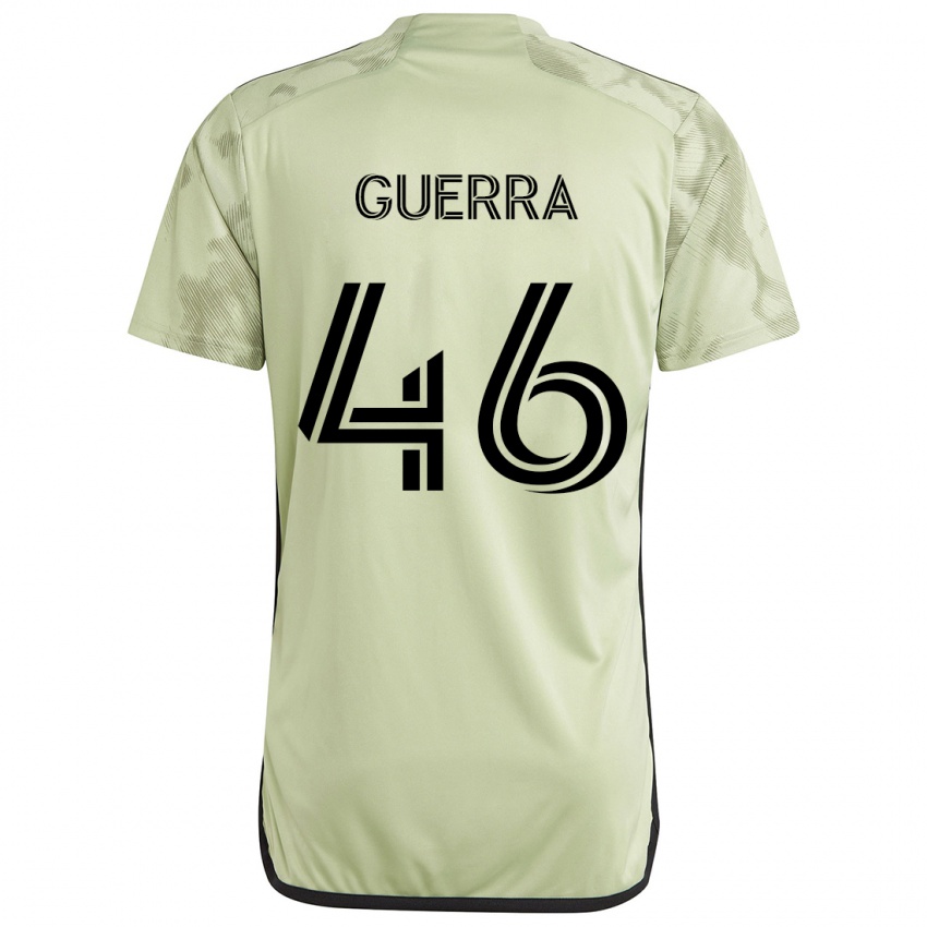 Kinderen Decarlo Guerra #46 Licht Groen Uitshirt Uittenue 2024/25 T-Shirt België