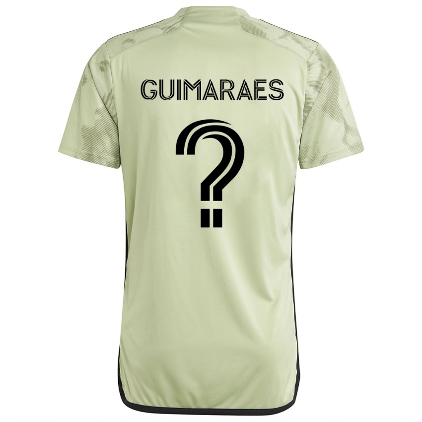 Kinderen Pedro Guimaraes #0 Licht Groen Uitshirt Uittenue 2024/25 T-Shirt België