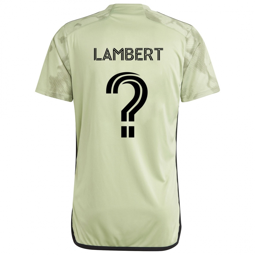 Kinderen Liam Lambert #0 Licht Groen Uitshirt Uittenue 2024/25 T-Shirt België