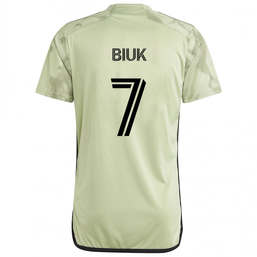 Kinderen Stipe Biuk #7 Licht Groen Uitshirt Uittenue 2024/25 T-Shirt België