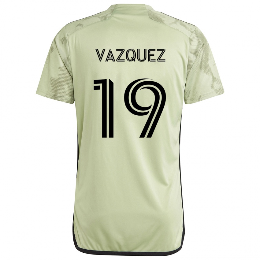 Kinderen Favian Vazquez #19 Licht Groen Uitshirt Uittenue 2024/25 T-Shirt België