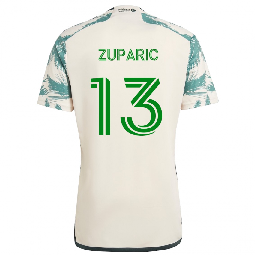 Kinderen Dario Zuparic #13 Beigebruin Uitshirt Uittenue 2024/25 T-Shirt België