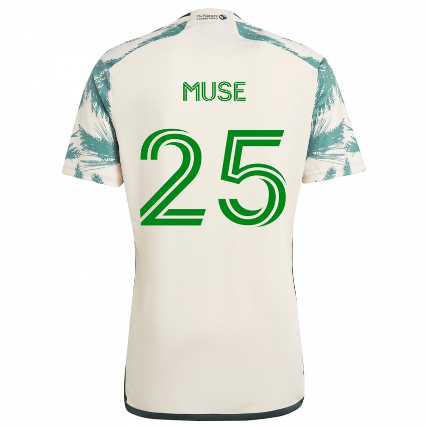 Kinderen Trey Muse #25 Beigebruin Uitshirt Uittenue 2024/25 T-Shirt België