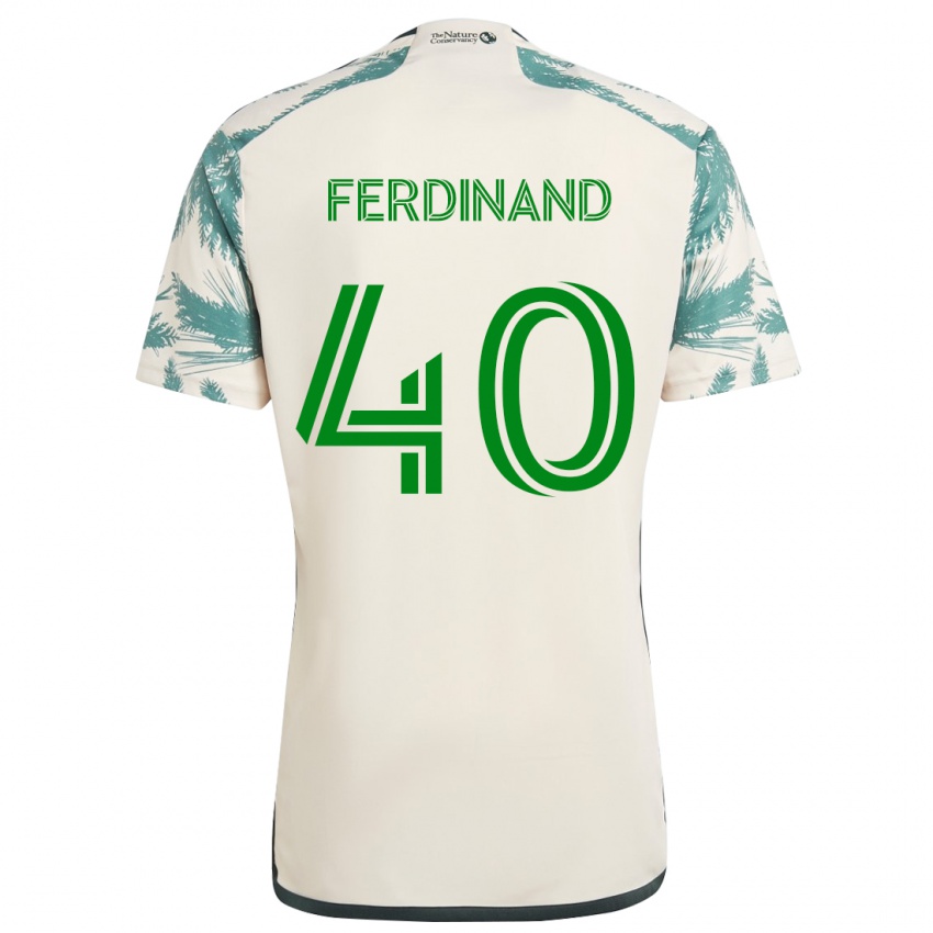 Kinderen Keesean Ferdinand #40 Beigebruin Uitshirt Uittenue 2024/25 T-Shirt België