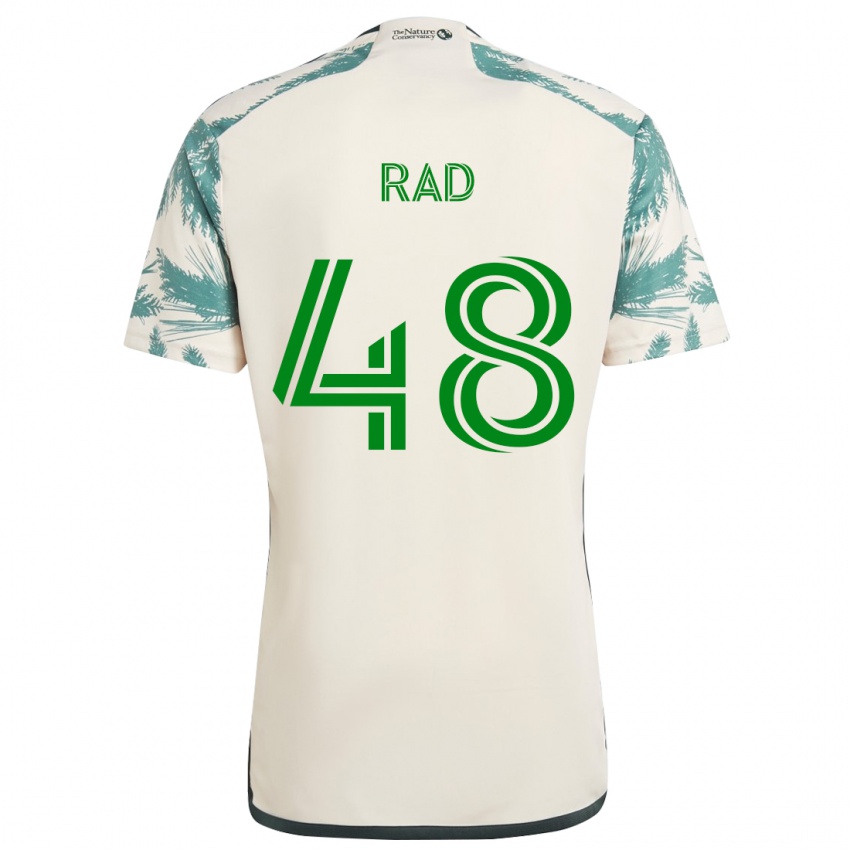 Kinderen Kaveh Rad #48 Beigebruin Uitshirt Uittenue 2024/25 T-Shirt België