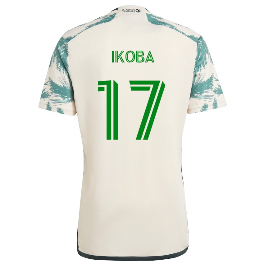 Kinderen Tega Ikoba #17 Beigebruin Uitshirt Uittenue 2024/25 T-Shirt België