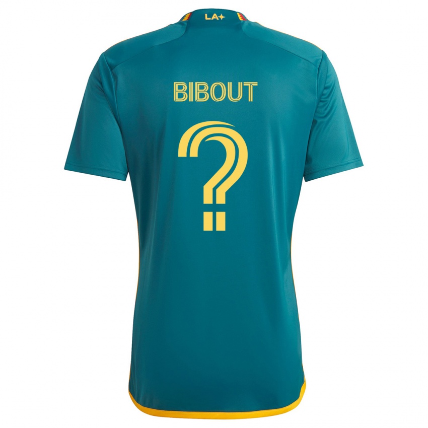 Kinderen Aaron Bibout #0 Groen Geel Uitshirt Uittenue 2024/25 T-Shirt België