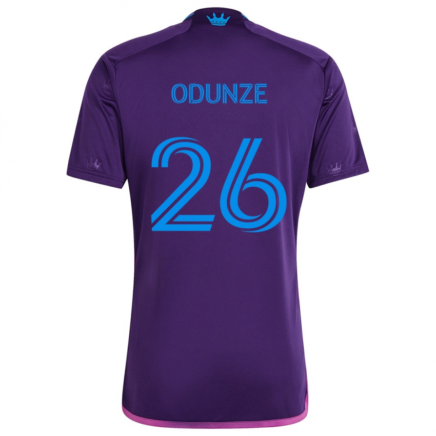 Kinderen Chituru Odunze #26 Paarsblauw Uitshirt Uittenue 2024/25 T-Shirt België