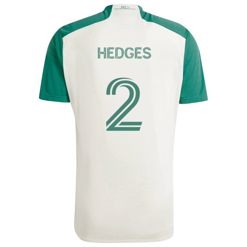 Kinder Matt Hedges #2 Braune Farben Grün Auswärtstrikot Trikot 2024/25 T-Shirt Belgien