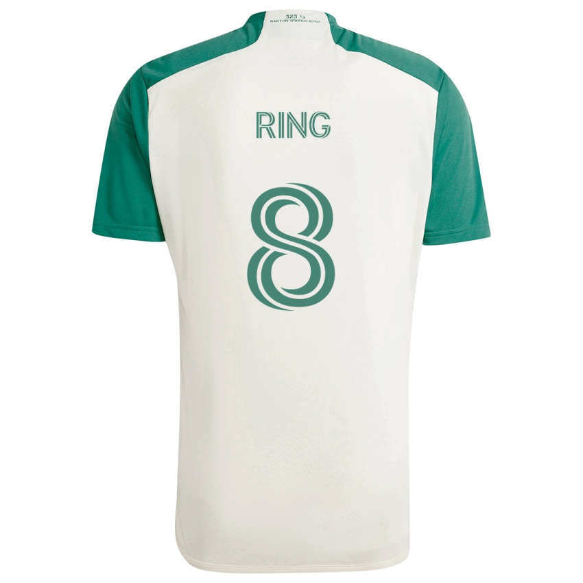 Kinderen Alexander Ring #8 Bruine Kleuren Groen Uitshirt Uittenue 2024/25 T-Shirt België