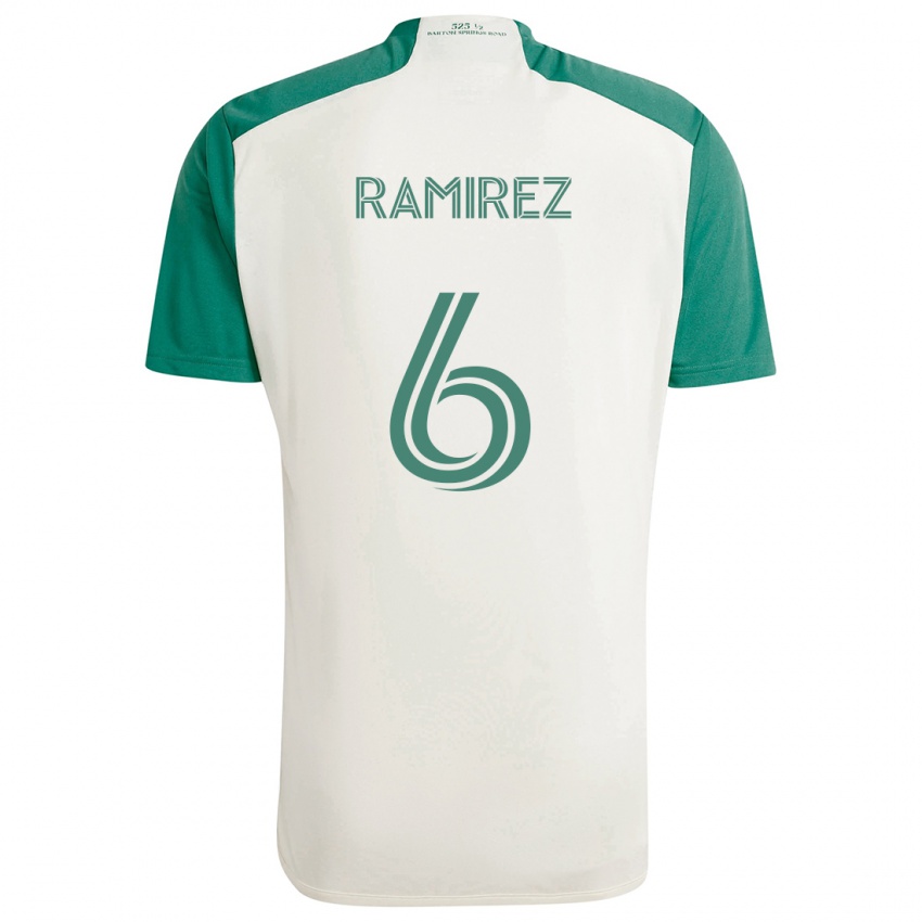 Kinderen Alonso Ramírez #6 Bruine Kleuren Groen Uitshirt Uittenue 2024/25 T-Shirt België