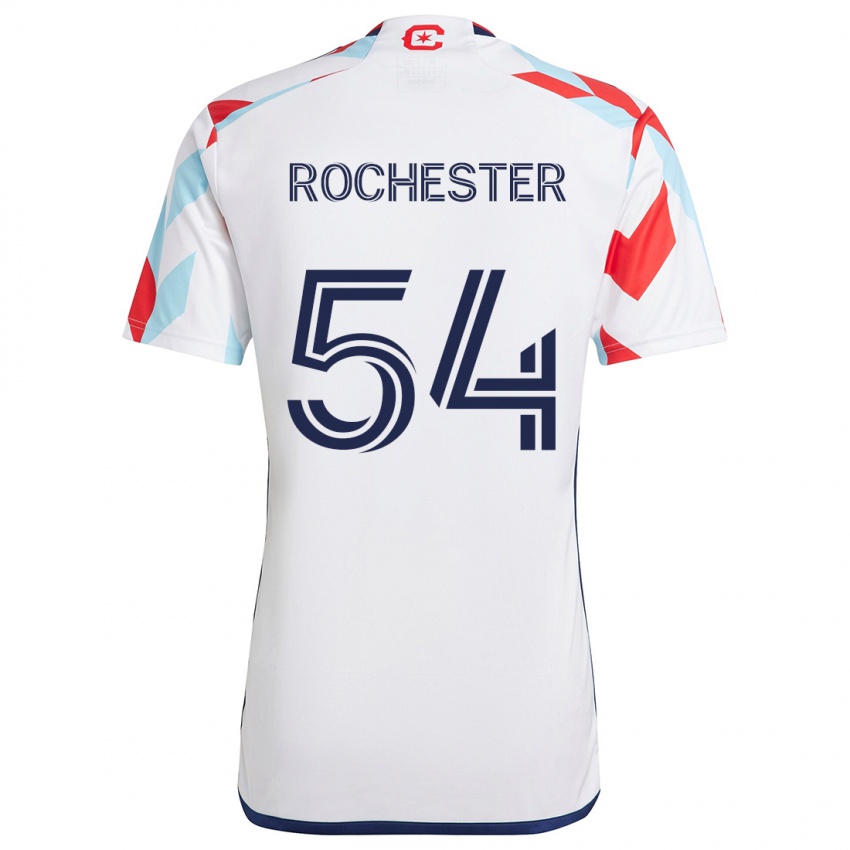 Kinderen Lamonth Rochester #54 Wit Rood Blauw Uitshirt Uittenue 2024/25 T-Shirt België