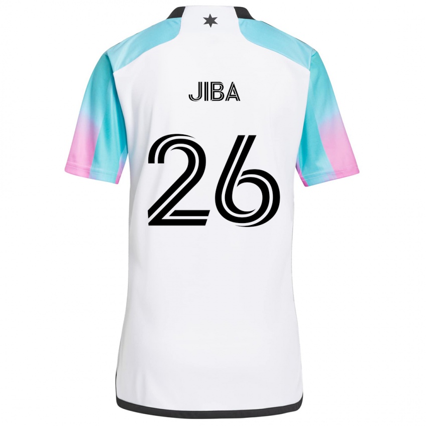 Kinderen Ryen Jiba #26 Wit Blauw Zwart Uitshirt Uittenue 2024/25 T-Shirt België