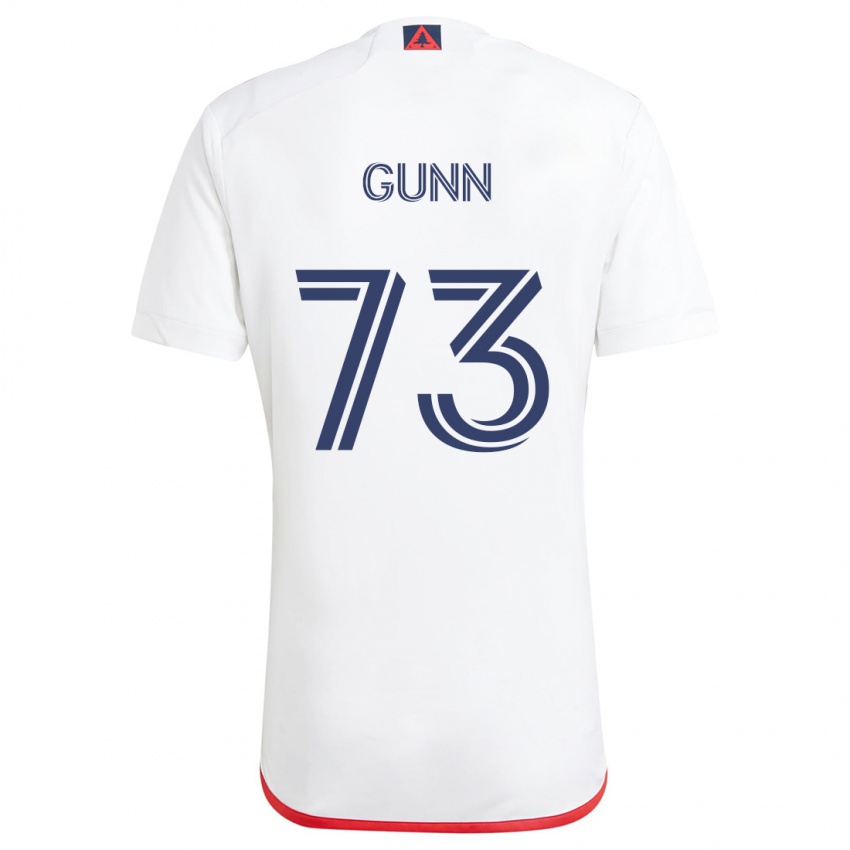 Kinderen Jd Gunn #73 Wit Rood Uitshirt Uittenue 2024/25 T-Shirt België