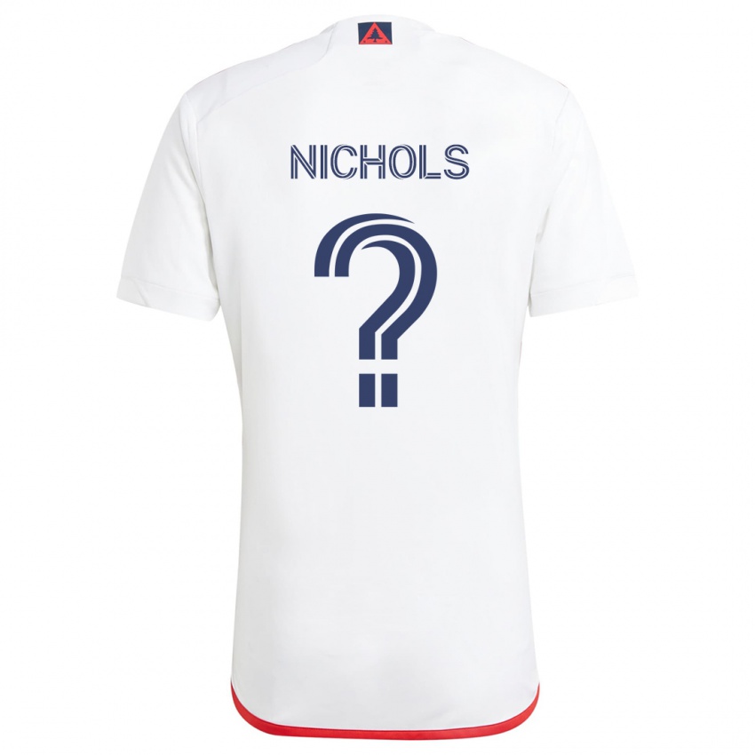 Kinderen Robert Nichols #0 Wit Rood Uitshirt Uittenue 2024/25 T-Shirt België