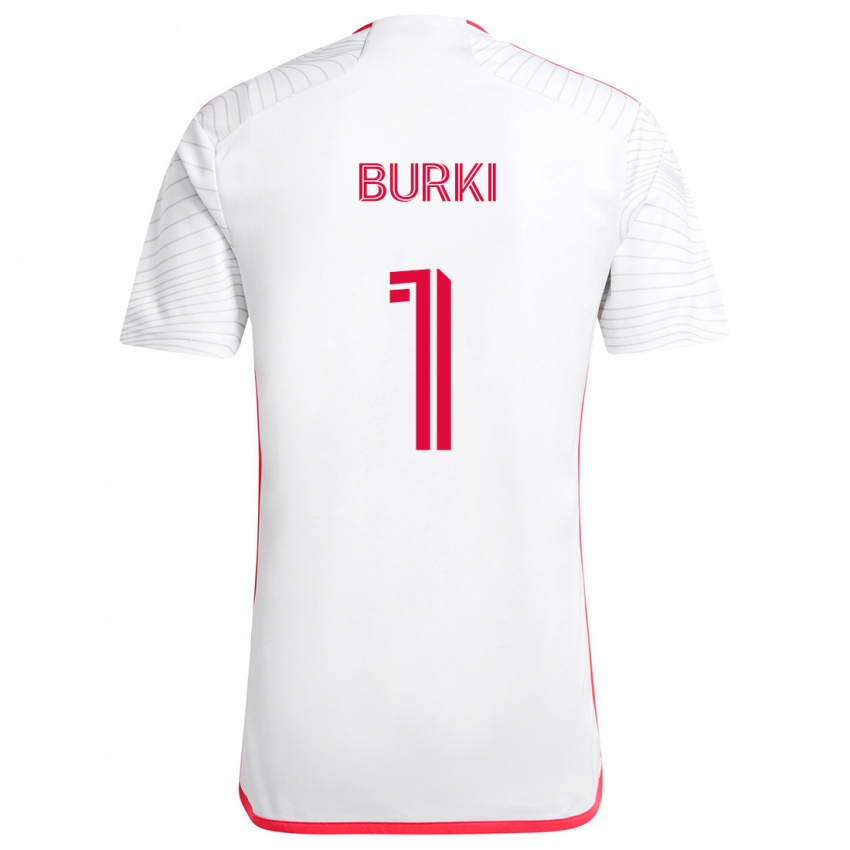 Kinderen Roman Bürki #1 Wit Rood Uitshirt Uittenue 2024/25 T-Shirt België