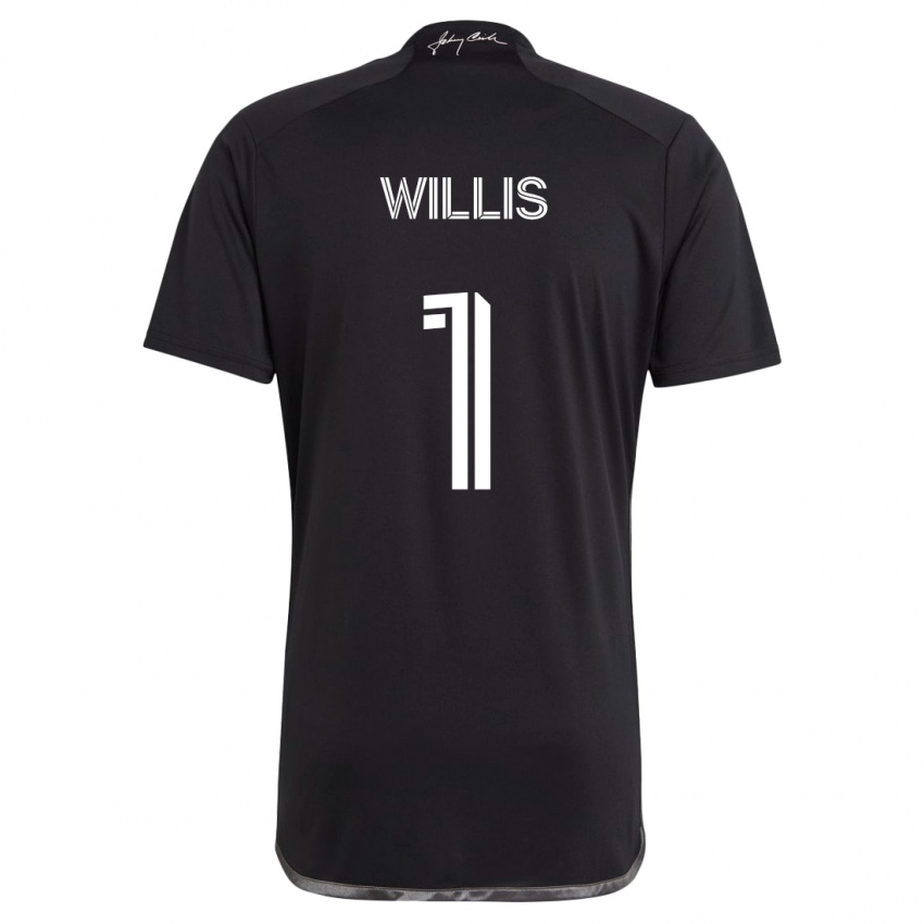 Kinderen Joe Willis #1 Zwart Uitshirt Uittenue 2024/25 T-Shirt België