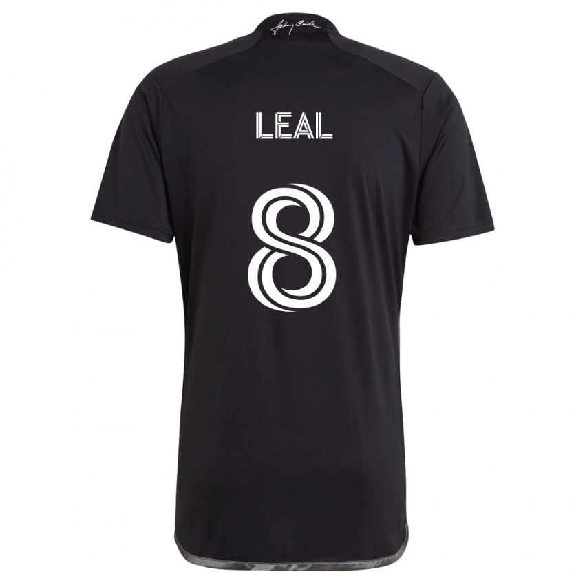 Kinderen Randall Leal #8 Zwart Uitshirt Uittenue 2024/25 T-Shirt België