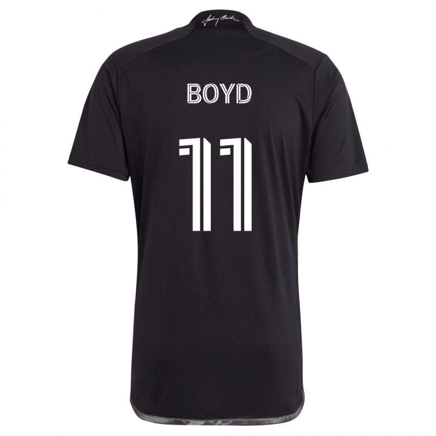 Kinderen Tyler Boyd #11 Zwart Uitshirt Uittenue 2024/25 T-Shirt België