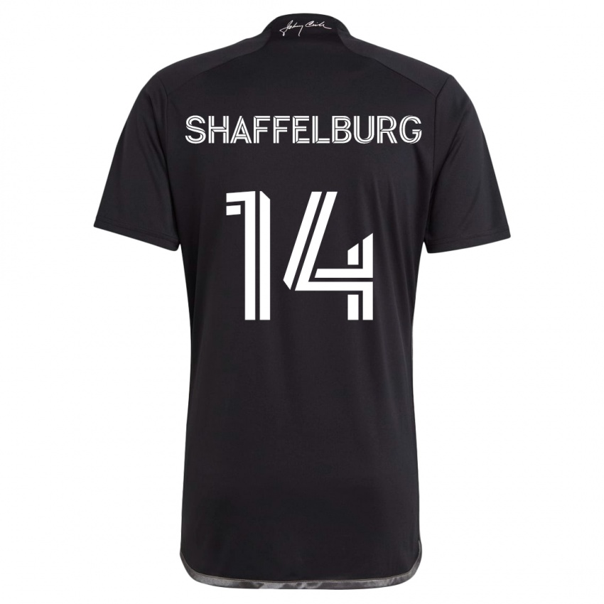 Kinderen Jacob Shaffelburg #14 Zwart Uitshirt Uittenue 2024/25 T-Shirt België