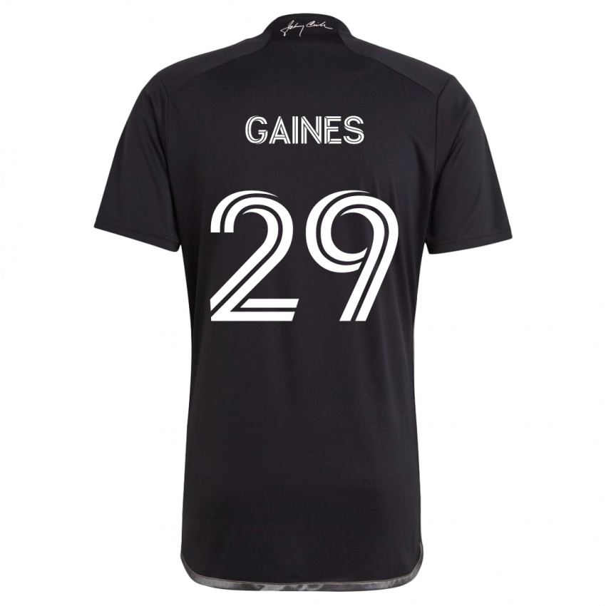 Kinderen Julian Gaines #29 Zwart Uitshirt Uittenue 2024/25 T-Shirt België