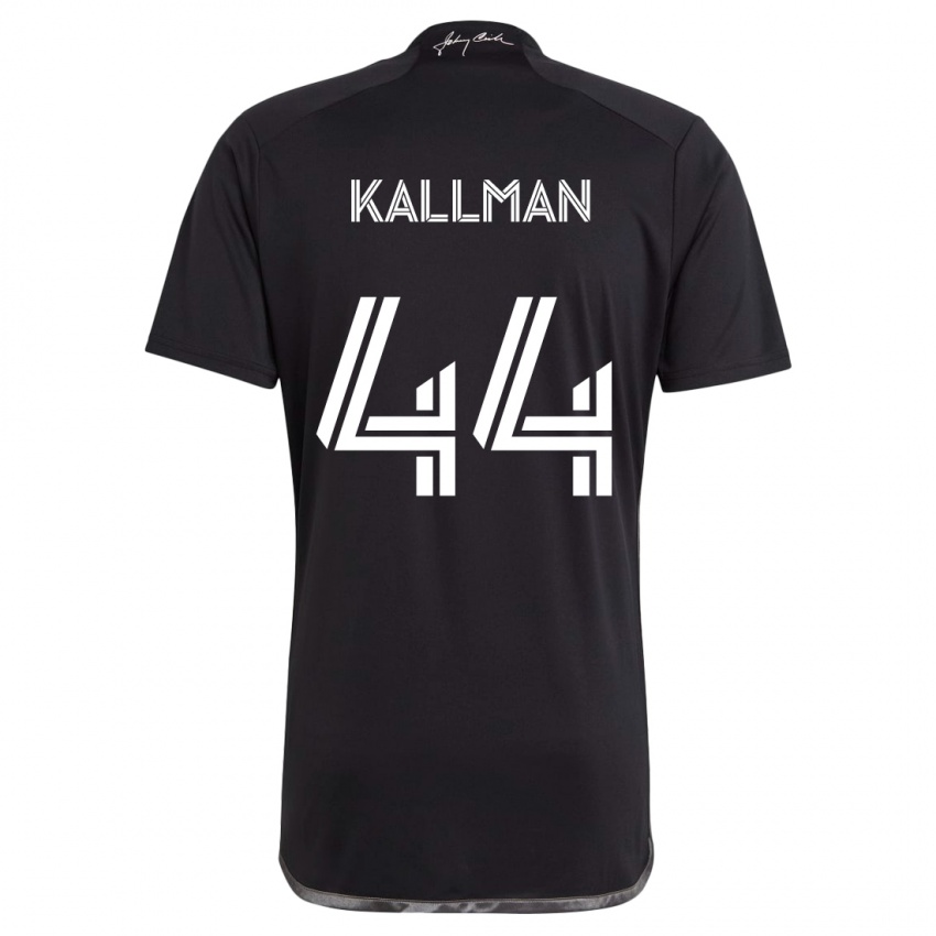 Kinderen Brent Kallman #44 Zwart Uitshirt Uittenue 2024/25 T-Shirt België