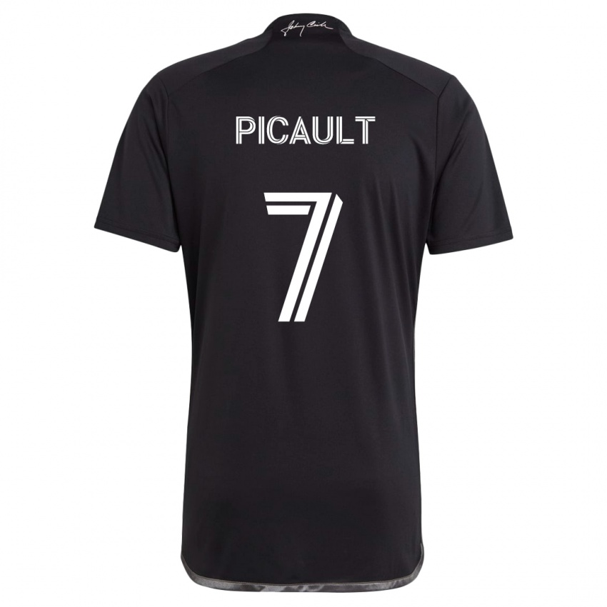 Kinderen Fafà Picault #7 Zwart Uitshirt Uittenue 2024/25 T-Shirt België