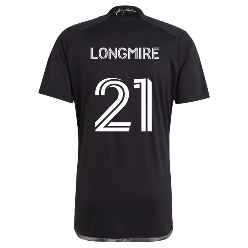 Kinderen Ahmed Longmire #21 Zwart Uitshirt Uittenue 2024/25 T-Shirt België