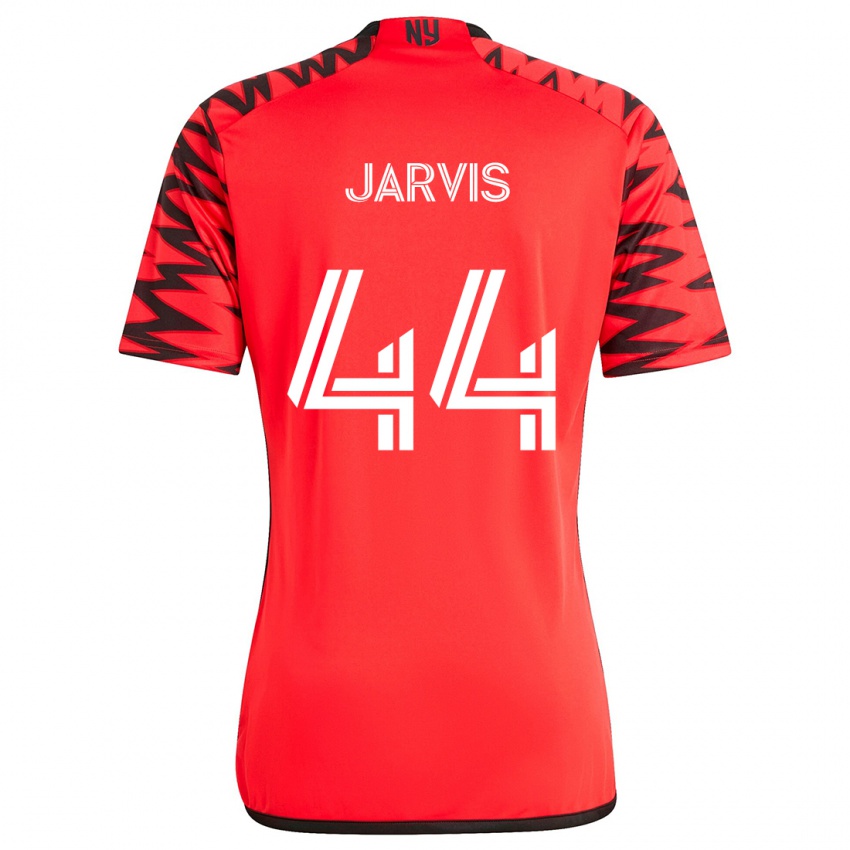 Kinderen Aiden Jarvis #44 Rood Zwart Wit Uitshirt Uittenue 2024/25 T-Shirt België