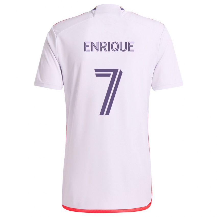 Kinderen Ramiro Enrique #7 Wit Rood Paars Uitshirt Uittenue 2024/25 T-Shirt België