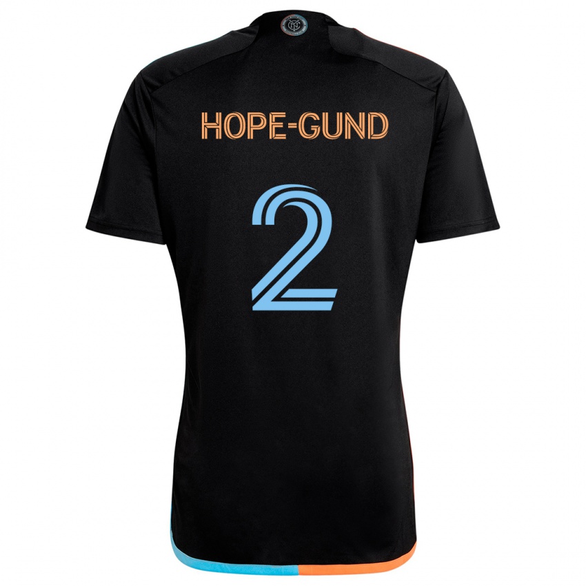 Kinderen Rio Hope-Gund #2 Zwart Oranje Blauw Uitshirt Uittenue 2024/25 T-Shirt België