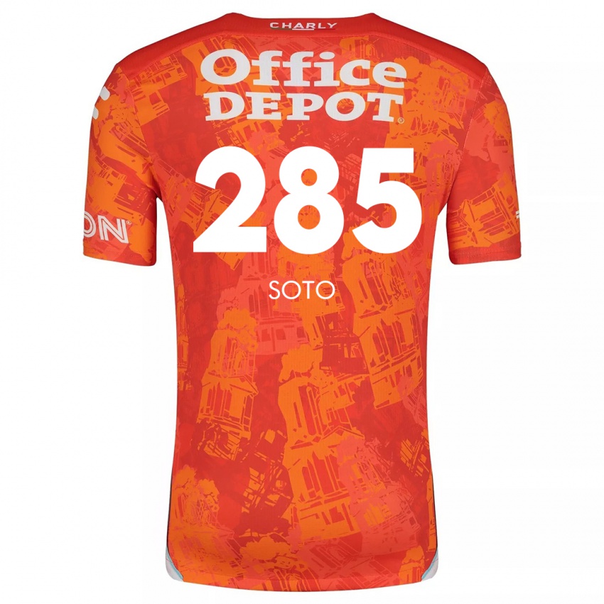 Enfant Maillot Edwin Soto #285 Orange White Tenues Extérieur 2024/25 T-Shirt Belgique