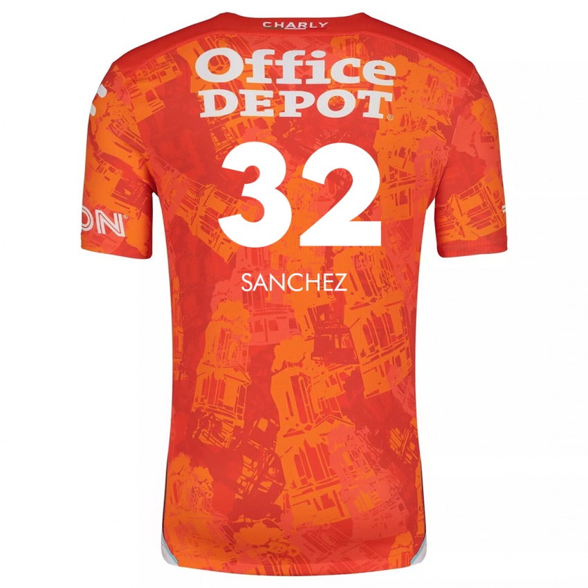 Kinderen Luis Sánchez #32 Oranje Wit Uitshirt Uittenue 2024/25 T-Shirt België