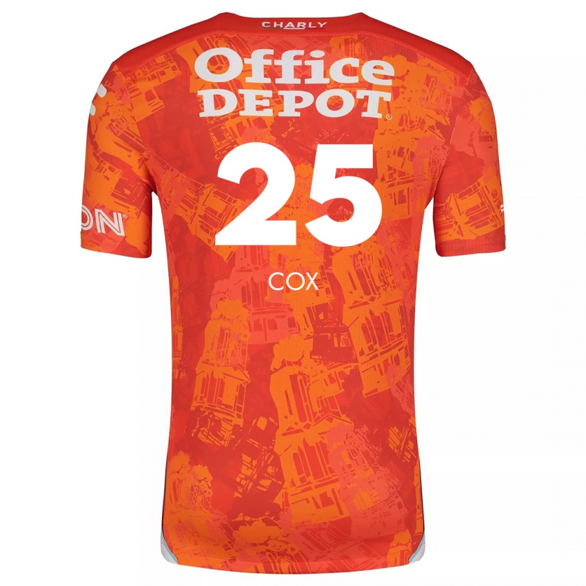 Enfant Maillot Marta Cox #25 Orange White Tenues Extérieur 2024/25 T-Shirt Belgique