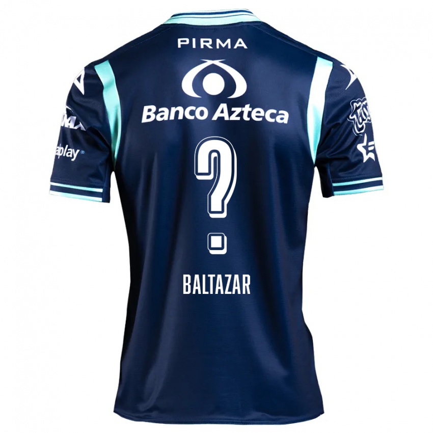 Enfant Maillot Carlos Baltazar #0 Bleu Marine Tenues Extérieur 2024/25 T-Shirt Belgique