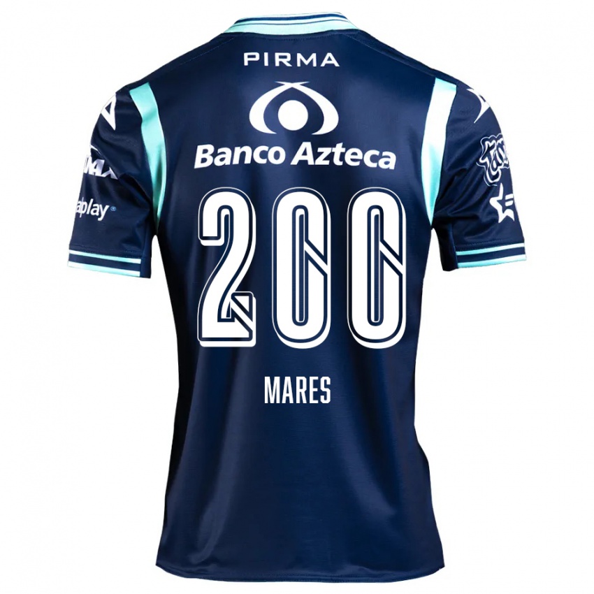 Enfant Maillot Cristian Mares #200 Bleu Marine Tenues Extérieur 2024/25 T-Shirt Belgique