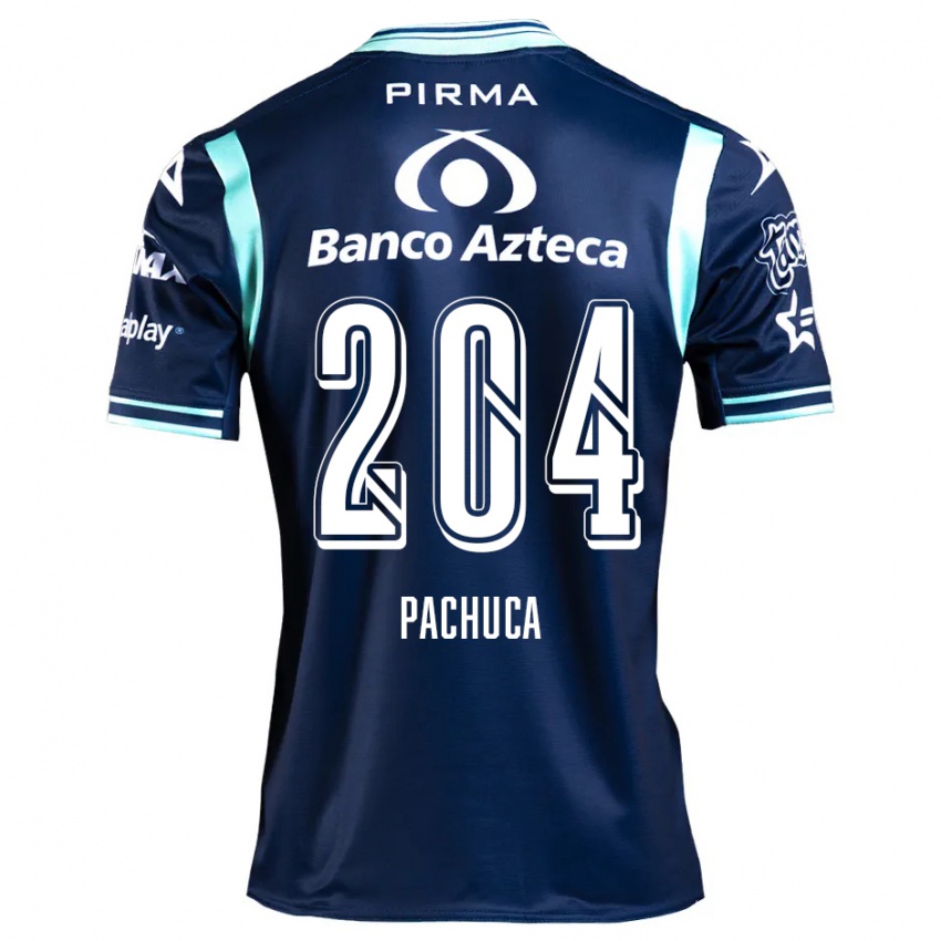 Kinderen José Pachuca #204 Marineblauw Uitshirt Uittenue 2024/25 T-Shirt België