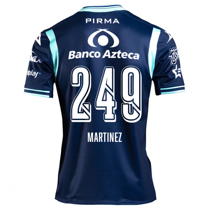 Enfant Maillot Juan Martínez #249 Bleu Marine Tenues Extérieur 2024/25 T-Shirt Belgique