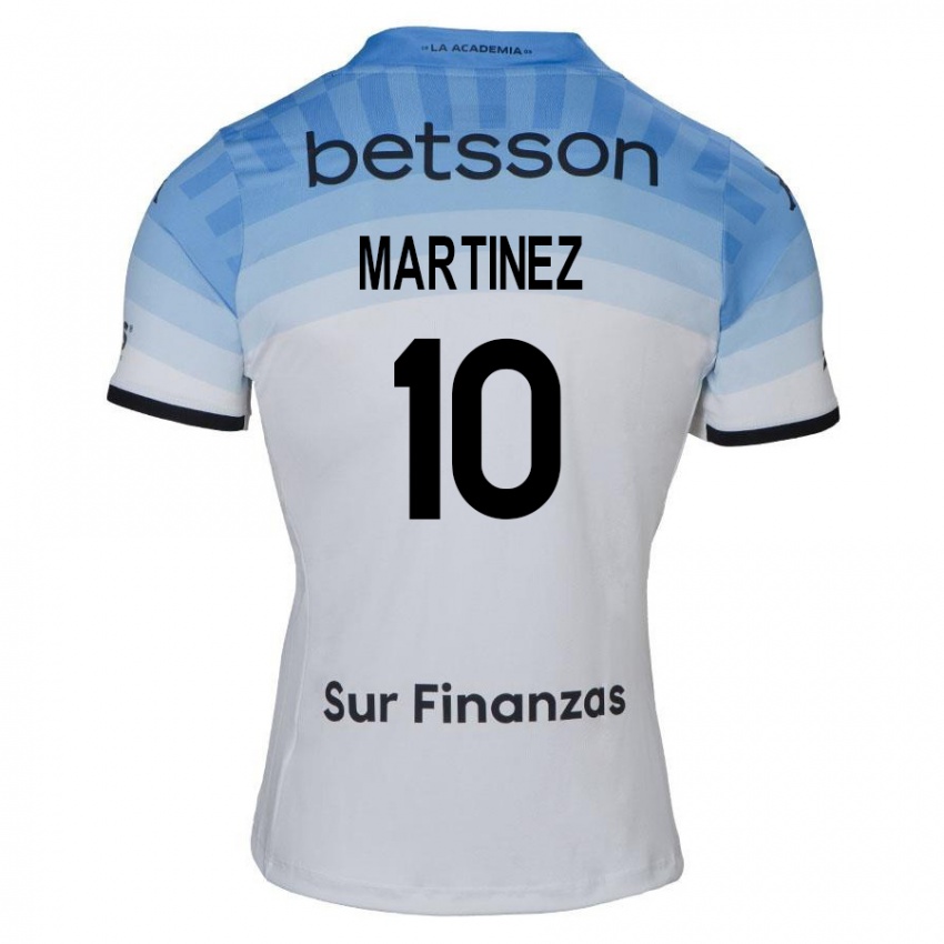 Kinderen Roger Martinez #10 Wit Blauw Zwart Uitshirt Uittenue 2024/25 T-Shirt België